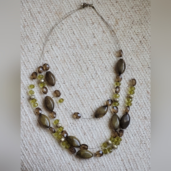 Jewelry - MULTI-STRAND GREEN NECKLACE